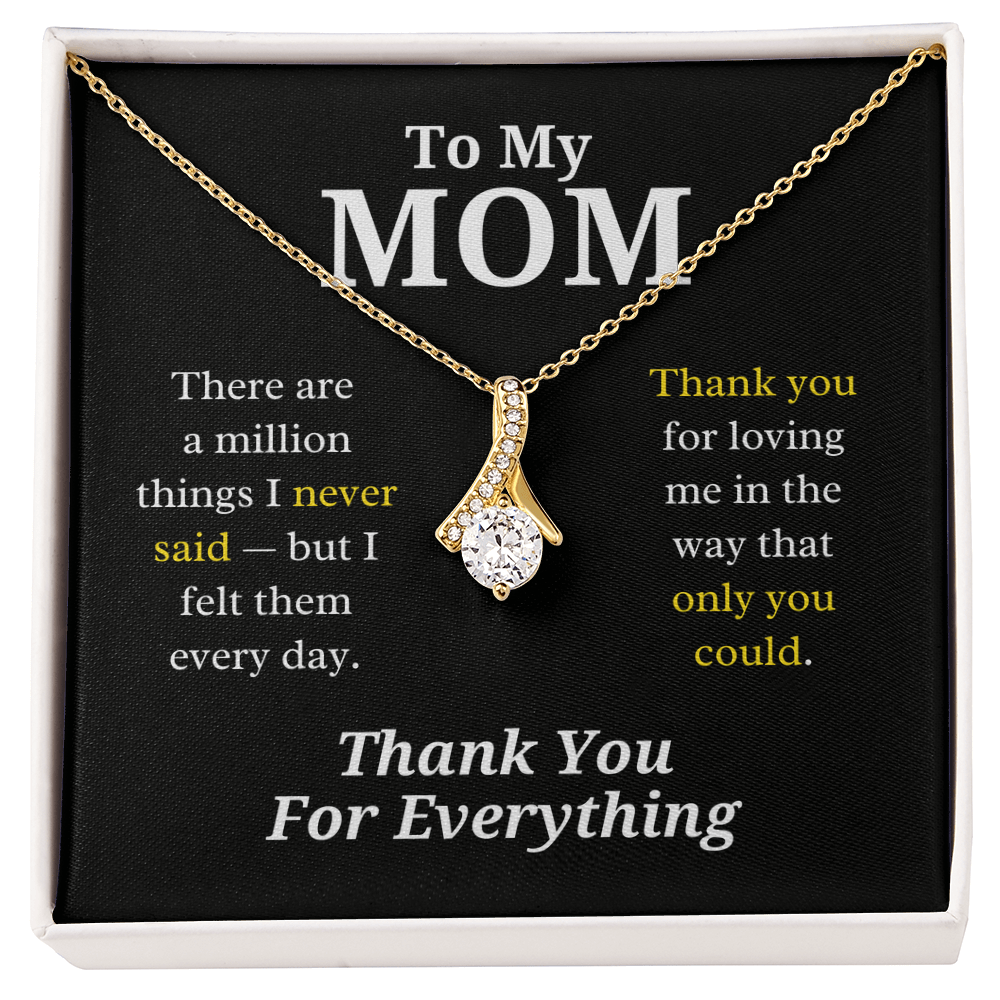 To My Mom - Necklace Gift