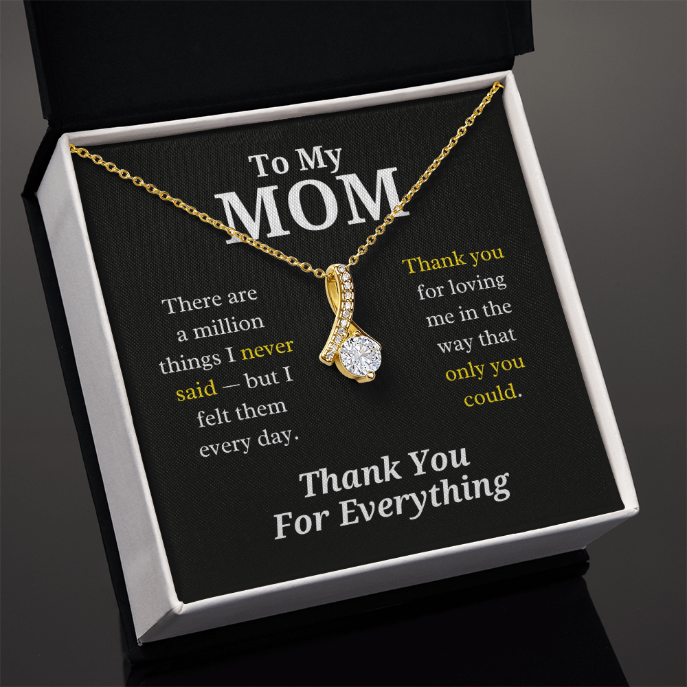 To My Mom - Necklace Gift