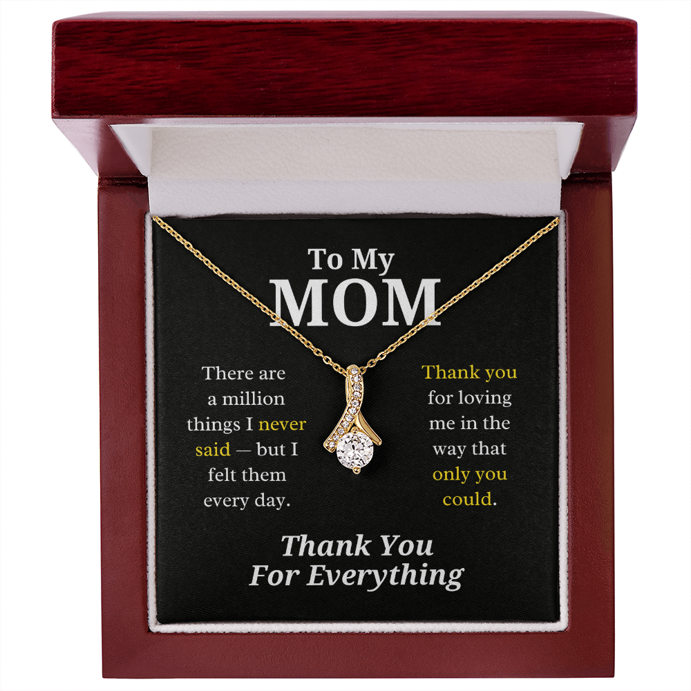 To My Mom - Necklace Gift