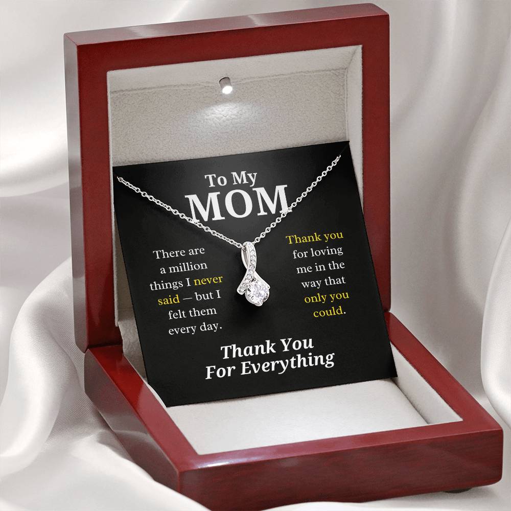 To My Mom - Necklace Gift