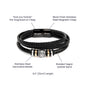 To My Son - Vegan Leather Bracelet