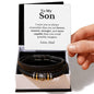 To My Son - Vegan Leather Bracelet