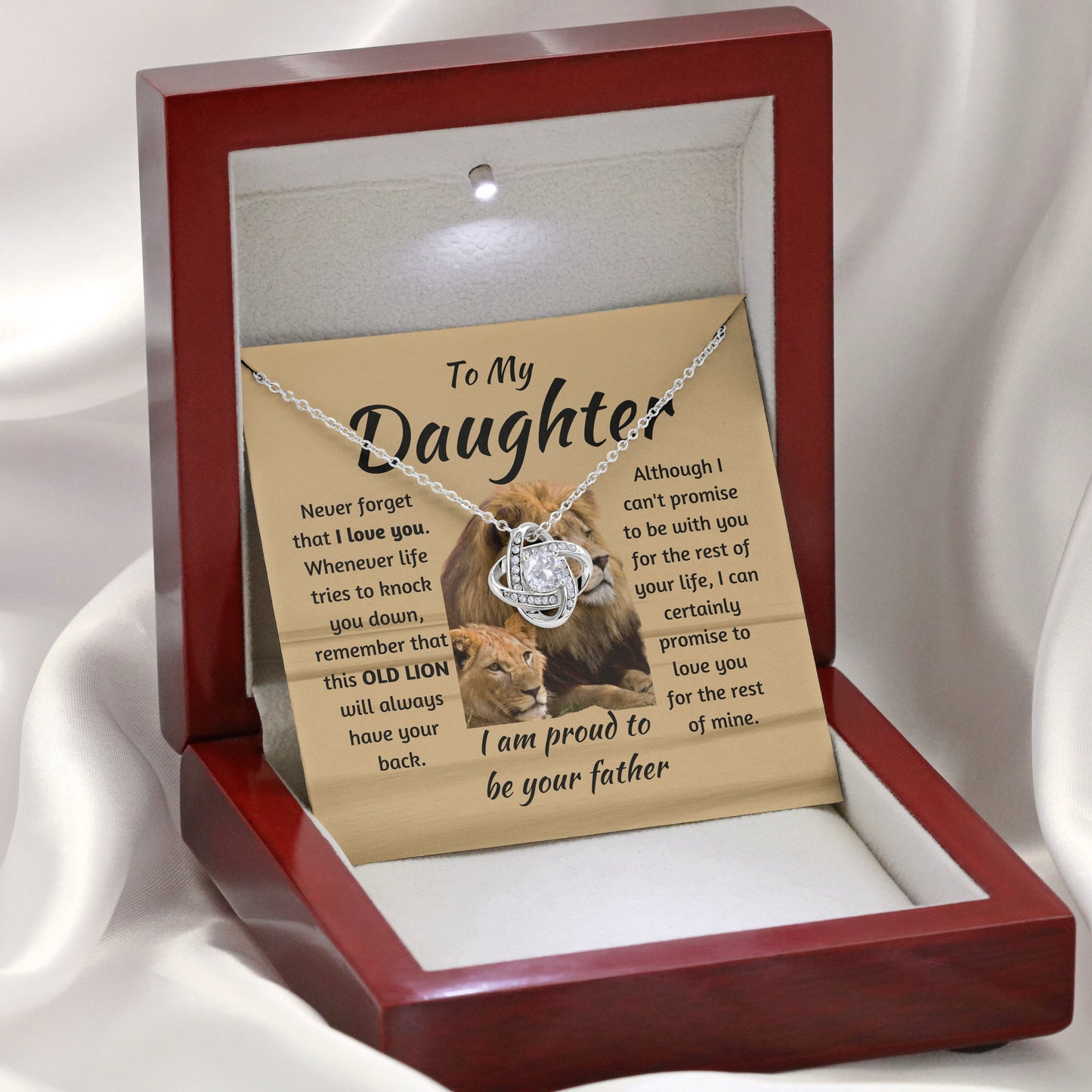 Father To Daughter - Necklace Gift