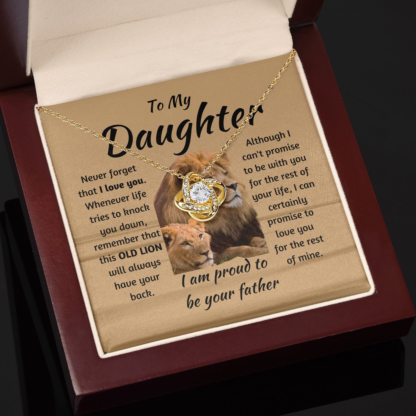 Father To Daughter - Necklace Gift